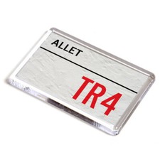 FRIDGE MAGNET - Allet TR4 - UK Postcode