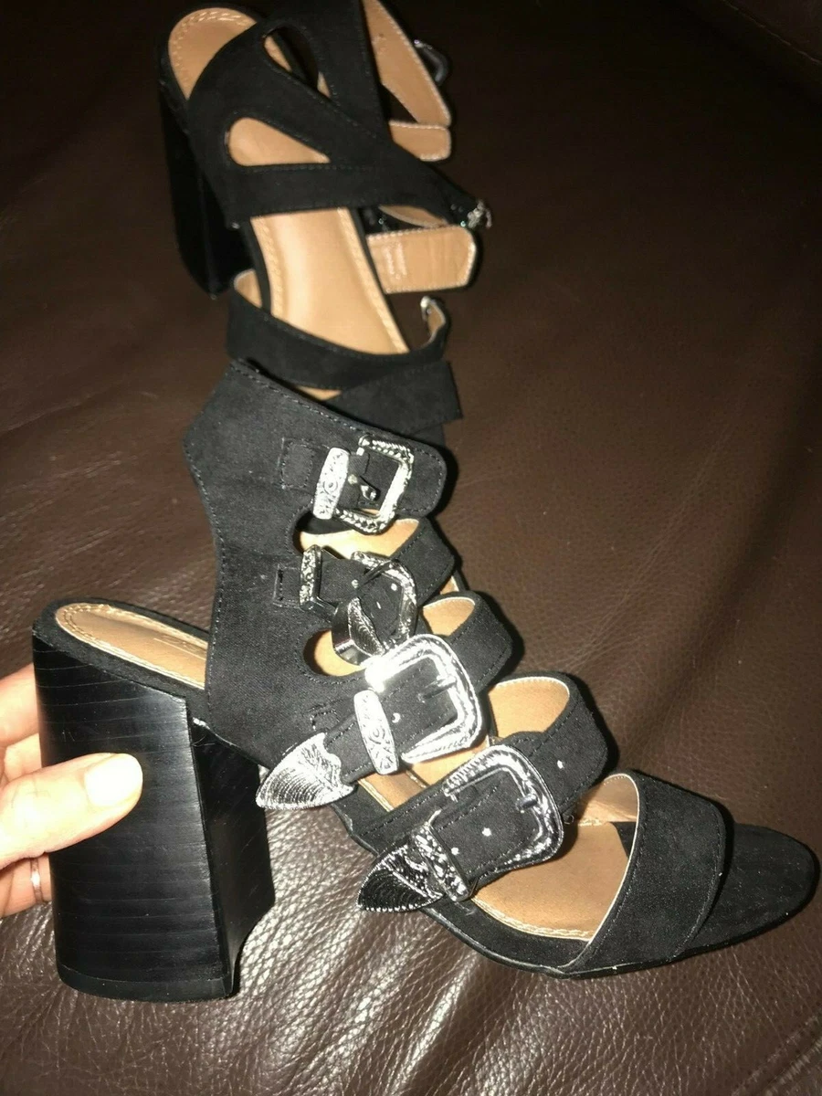 Asos store buckle sandals