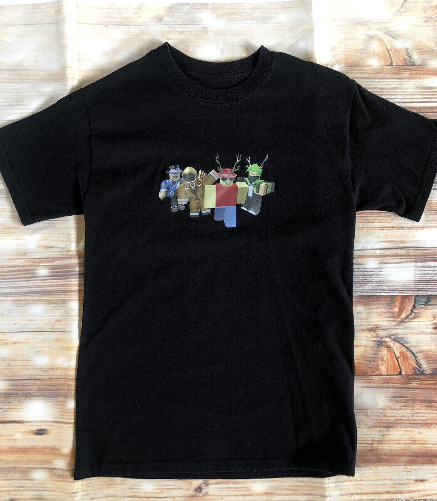 Roblox Boys Short Sleeve T-Shirt Officially Licensed Black X-Small 4/5