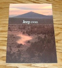 Original 1990 Jeep Full Line Sales Brochure 90 Wrangler Grand Wagoneer Comanche