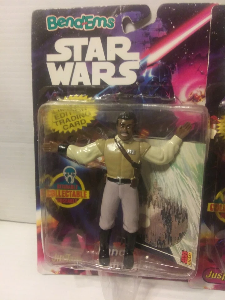 Lote Vintage Star Wars Bend-ems: Lando Calrissian, Babero Fortuna, Guardia Gamorreana. Foto 4 de 4