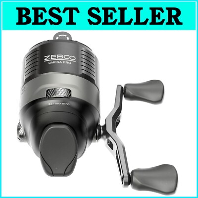 Versatile Omega Pro Spincast Reel - 100/10 Yds #Capacity, Anti-Reverse Feature