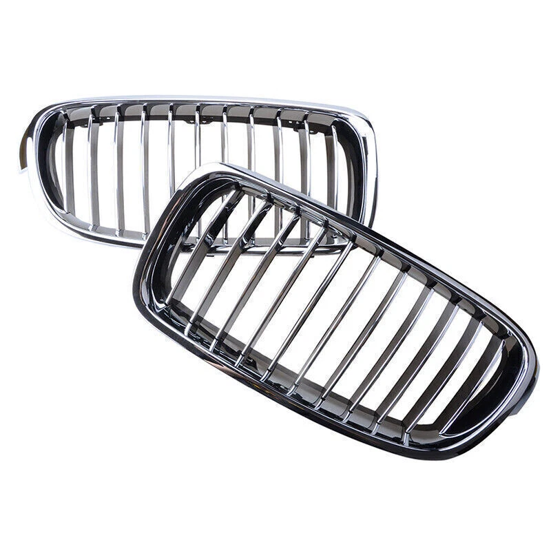 2X Chrome Front Grille/Grilles Kidney For BMW 3~Series F30 F31 12~18 320i/328i - Image 4 of 4