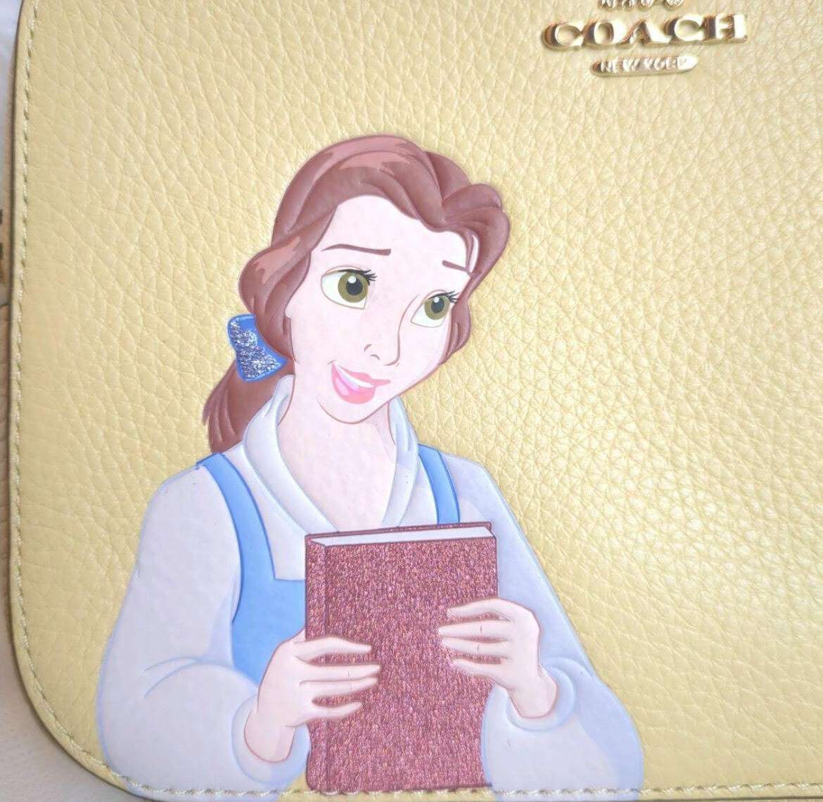 Tote Coach Disney Princess Collection COACH X DISNEY PRINCESS Belle Mini Camera Crossbody Shoulder Bag