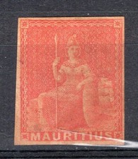 BRITIHS MAURITIUS, SC # 10, M NO GUM