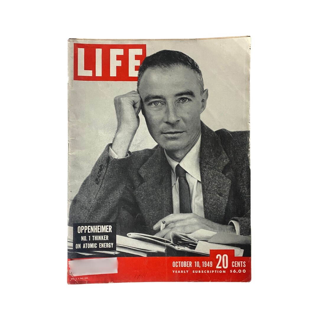 VTG Life Magazine October 10, 1949 J.R. Oppenheimer Atomic