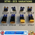 XT90 to EC5 Male Female Conversion Battery Adapter Charging Plug- Variations