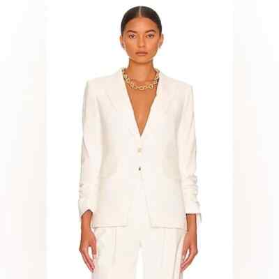 NWOT Veronica Beard Hollis Dickey Size 12 Single-Breasted Jacket in Off White