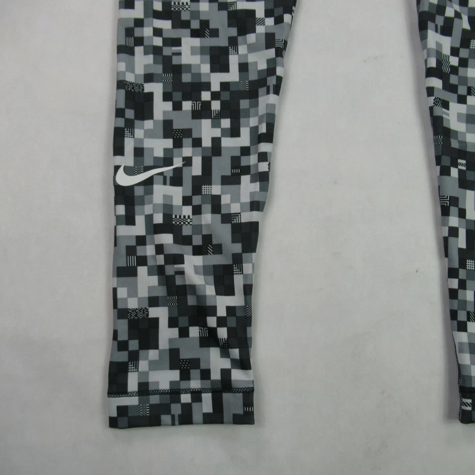 Nike Pro Leggings Womens Medium Workout Waist 24" Inseam 28" Lightweight - Image 3 of 4