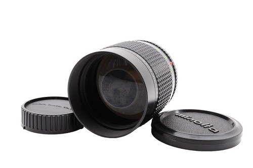 Minolta RF Rokkor 250mm f/5.6 Mirror Telephoto Lens, Rare Vintage