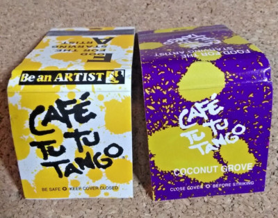 Vintage Pair ''CAFE' TU TU TANGO'' 3 Iconic Locations... Matchbooks