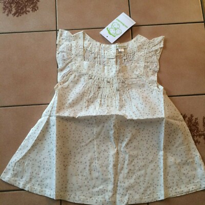 Kleid Bluse Shirt Mädchen Kidoki Sommer Gr. 108 (5 J.), bunt, NEU!