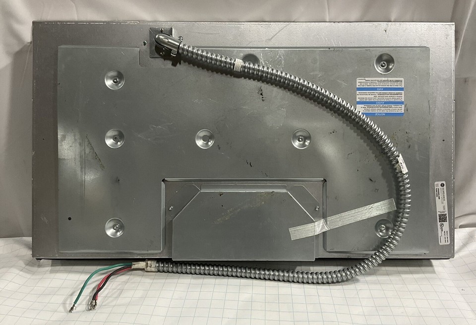 GE JP3036DLBB 36" Electric Cooktop Smooth Surface Radiant 5 Element