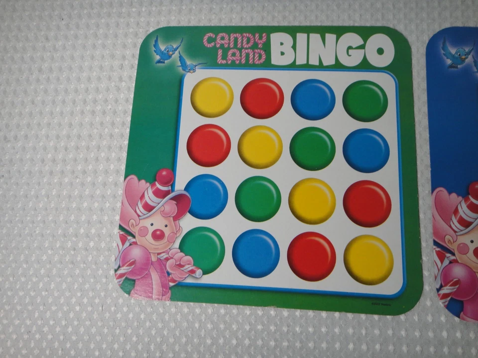 2002 Milton Bradley Candy Land Bingo Replacement Parts Pieces Cardboard Cards - Image 2 of 4