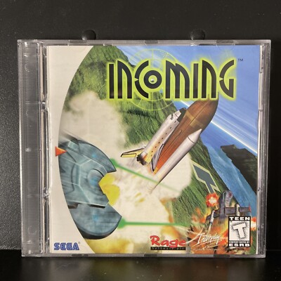 Incoming (Sega Dreamcast, 1999) missing back cover art replacement case