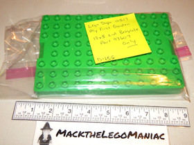 Lego Duplo 10517 My First Garden Green Lid 12x8 Baseplate Part Only 93607