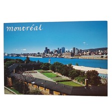 Postcard Aerial View Montreal Quebec Canada Chrome Unposted