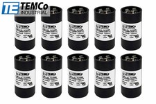 TEMCo 200-240 uf/MFD 110-125 VAC volts Round Start Capacitor 50/60 Hz -Lot-10