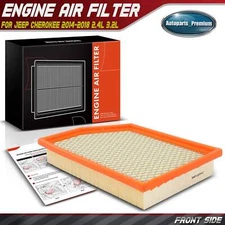 Engine Air Filter for Jeep	 Cherokee 2014 2015 2016 2017 2018 2.4L 3.2L Flexible