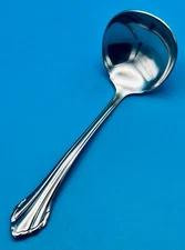 Oneida CLARETTE Gravy Sauce Ladle 7 3/8" Stainless Flatware Silverware Community