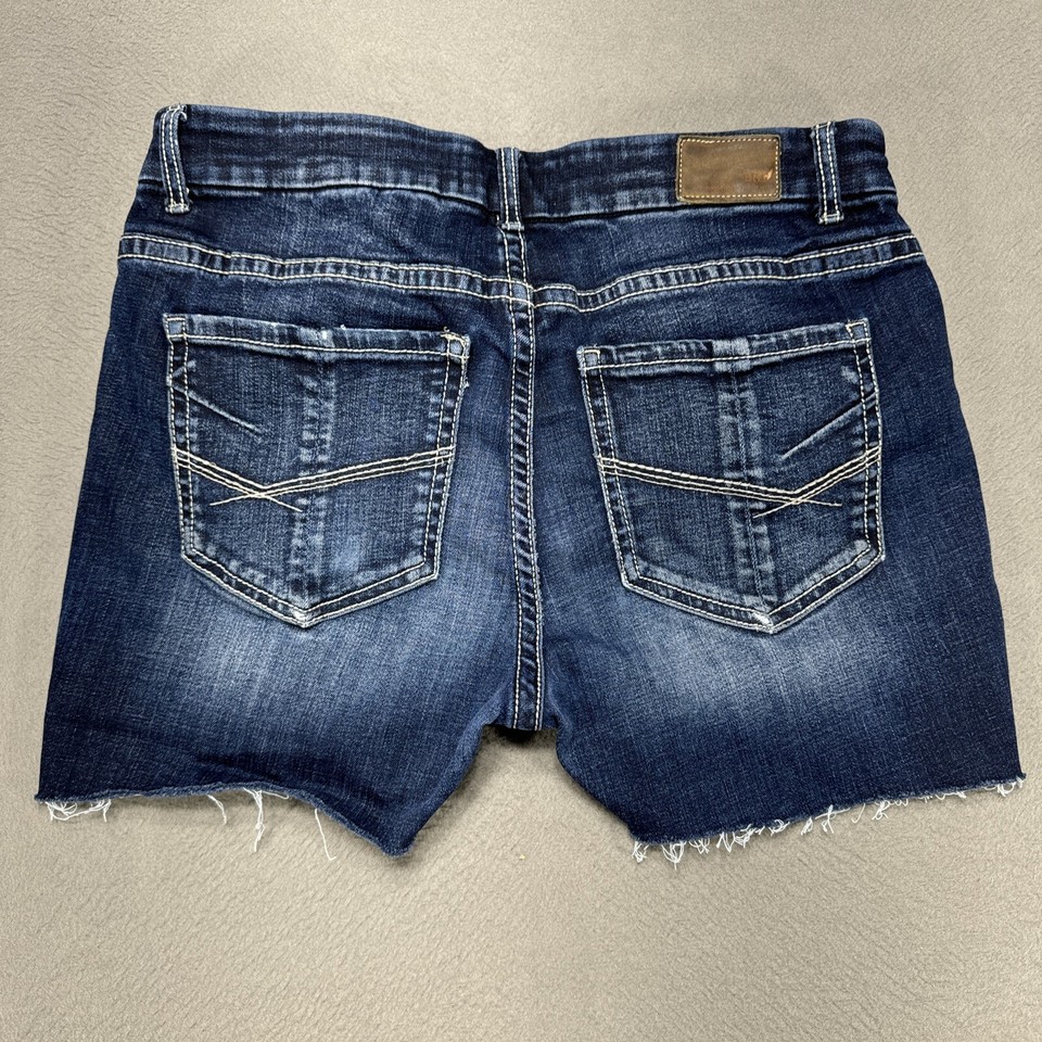 Buckle BKE Payton Womens Shorts Sz 30 Cutoff Blue Stretch Cowgirl