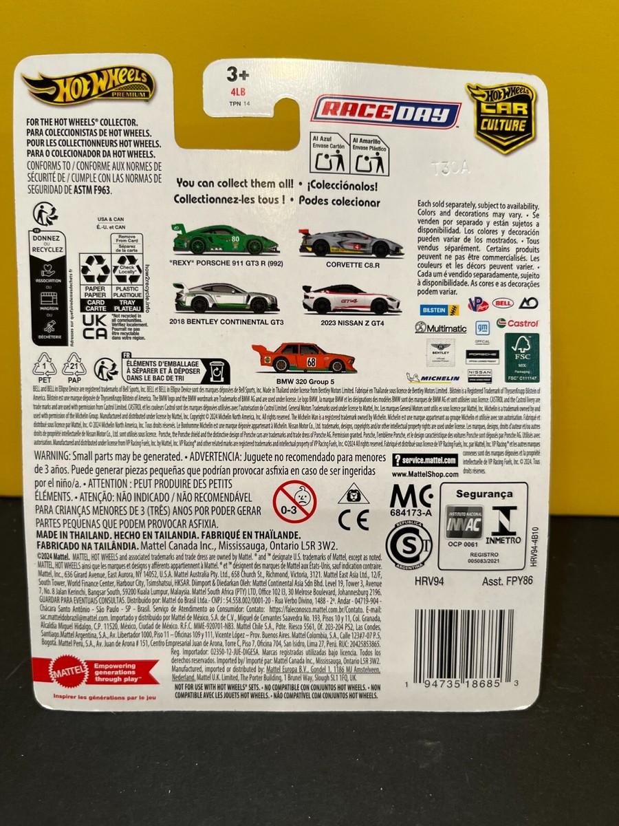 1/64 HOT WHEELS CAR CULTURE REAL RIDERS RACE DAY BMW 320 GROUP 5