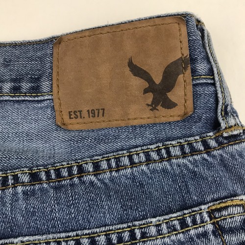 American Eagle Mens Loose Fit Jeans Size 31x30 Measure 30x28 - Picture 8 of 11