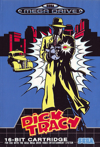 SEGA - ディック トレイシー DICK TRACY メガドライブ MD Dick Tracy Mega Drive Megadrive MD Genesis SEGA Shooter