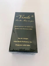 Shirley of Hollywood Virile Eau De Cologne For Men NOS 1.7 Oz Pheromones Attract