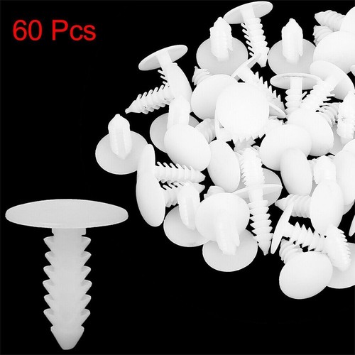 Practical Clips Plastic Rivets White Door Trim Fasteners For Automotive ...