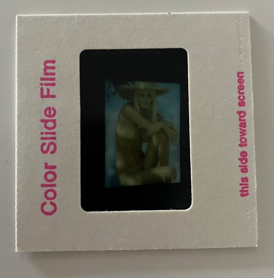 1974 Liv Lindeland Playboy Risque Pinup girl model 35mm color slide ...