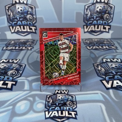 2021-22 Panini Donruss Road to Qatar Ruben Dias Optic Red Velocity Portugal 117