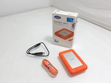 LaCie Rugged USB-C 1TB Portable External Hard Drive STFR1000800