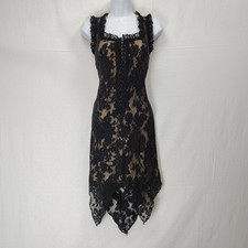 Dirndl Style Corset Dress S/M* Fairy Grunge Whimsigoth Lace Overlay Nocturne