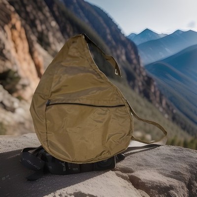 Ameribag Healthy Back Bag 22” Crossbody Sling Backpack Olive 