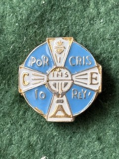 For Christ the King Old Religious Badge.