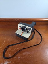 Vintage Polaroid Land Camera Rainbow Stripe 1970s One Step Polaroid Untested