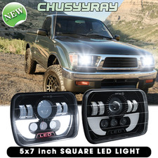 7x6 5x7" LED headlight DRL Hi/Lo Beam Fit International Harvester 9400i 9200