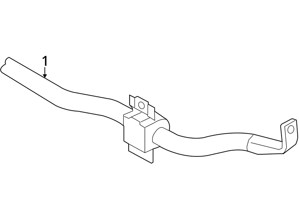 Barra estabilizadora VIN Fp 7º y 8º dígito trasera compatible con 09-17 AUDI Q5 598637 Foto 4 de 4