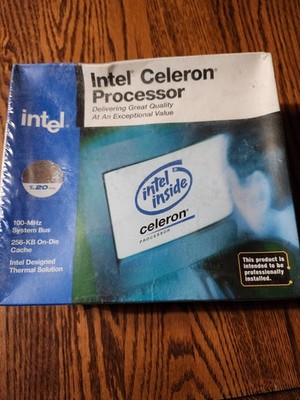 1.2GHz Intel Celeron CPU Processor 256kb cashe 100mhz FSB  New in Box Socket370
