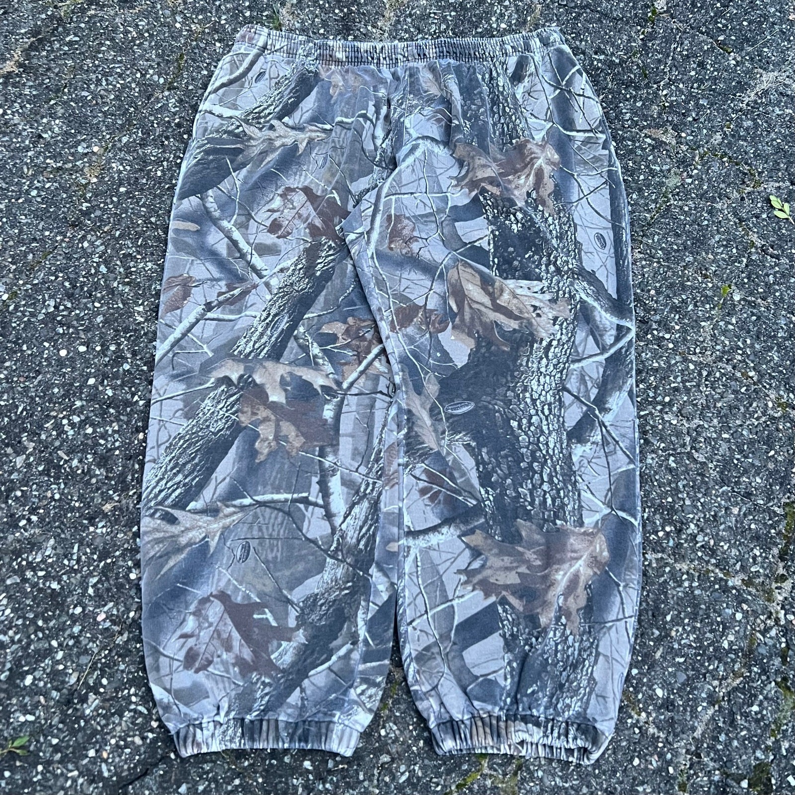 Vintage realtree camo essential blank cotton sweatpants