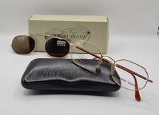 Giorgio Armani Mod 182 Occhiale da vista Nuovi Vintage con Clip da Sole