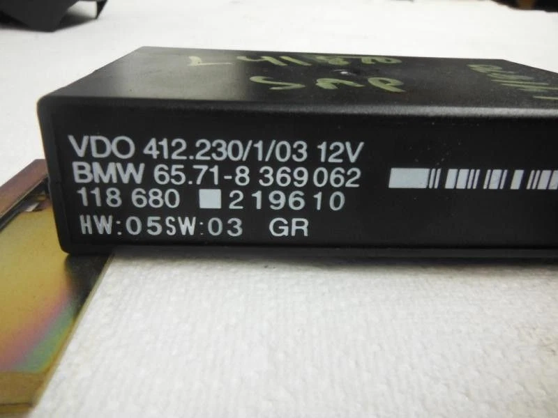 Chasis ECM control de crucero reposapiés delantero izquierdo compatible con 97-03 BMW 540i 387920 Foto 3 de 4