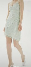 Topshop Women’s Y2K Mini Dress – Size 8 – Lime/Mint – New With Tags