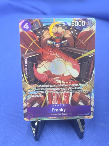 One Piece Emperors in the New World Franky OP09-072 Parallel Alt Art NM