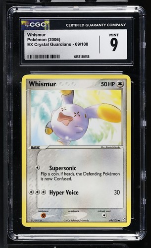Whismur graded CGC 9 for sale on eBay