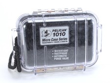 Pelican 1010 Micro Case   Black/Clear   Waterproof Crushproof