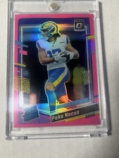 2023 Panini Donruss Optic Rated Rookie Puka Nacua #238 Pink Prizm (RC)
