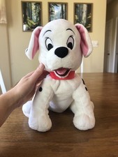 Disney Store 101 Dalmatians Large Dog Plush 12 Inch Stuffed Animal Lucky Puppy