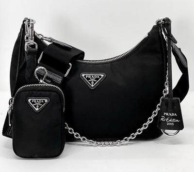 PRADA Re-Edition 2005 Re-Nylon Bag Shoulder Crossbody Bag / F1046